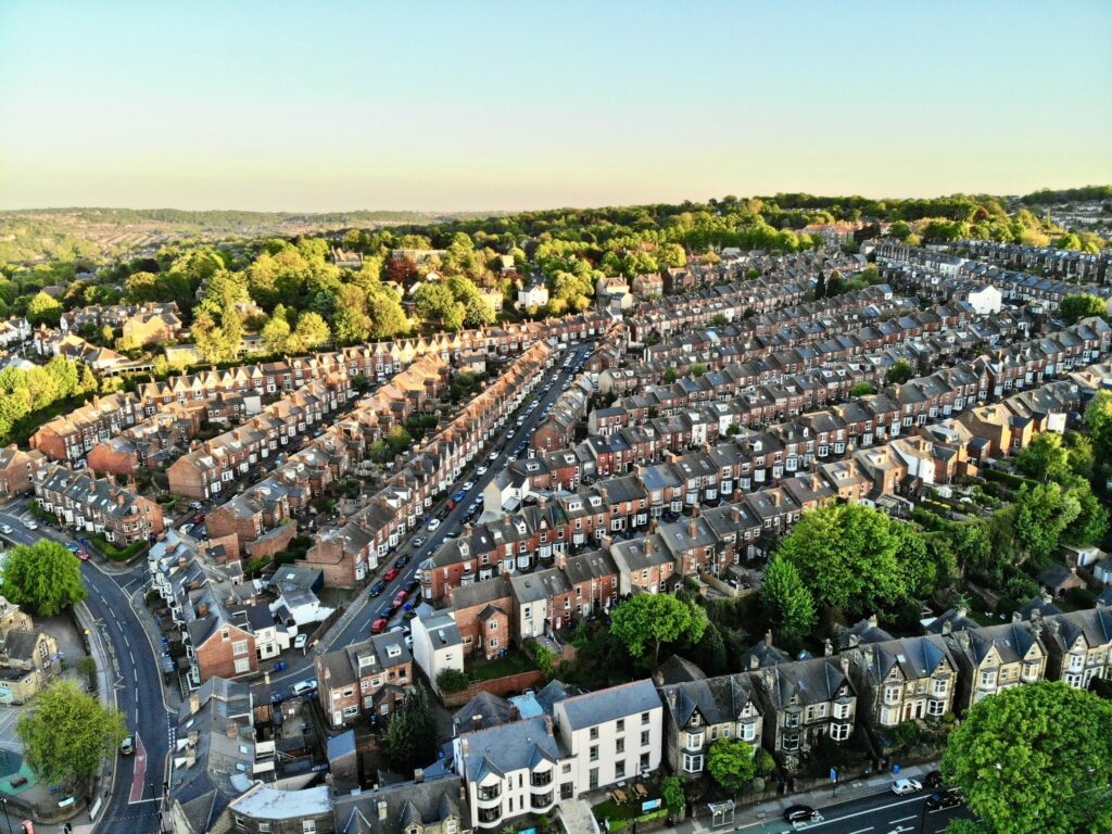 houses landscape